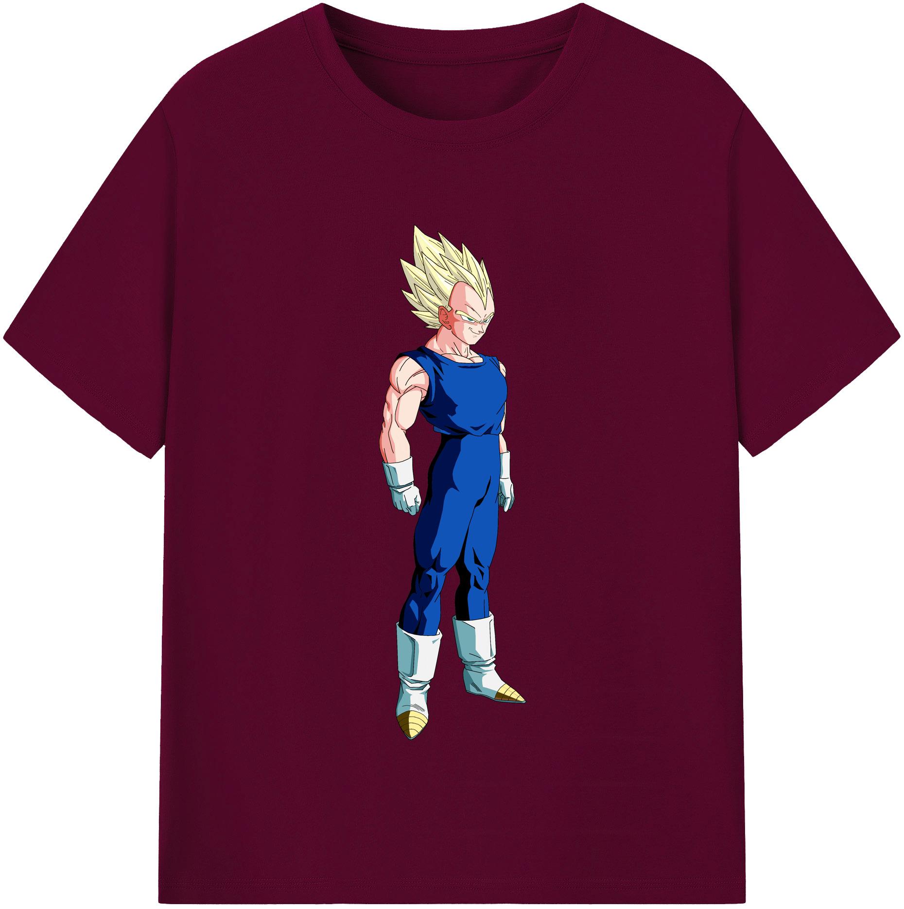 （画像用） ドラゴンボール ベジータ四世（Bejīta Yonsei）DRAGON BALL Vegeta IV レディースカジュアルプリントTシャツ（綿100％）